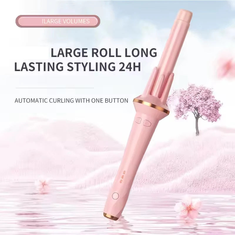 Popular And Portable Automatic Magic Electric Rotating LED Ceramic Universal  Professional Hair Curler Hair Styling Tools