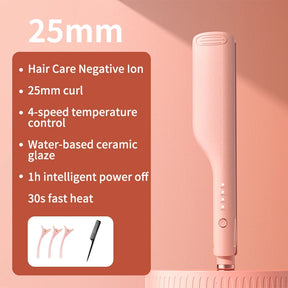 Hair Curler Wave Iron 25mm Large Volume Wave Short Hair Fluffy Hair Lasting Styling Lazy Egg Roll Head Crimper Curl Iron