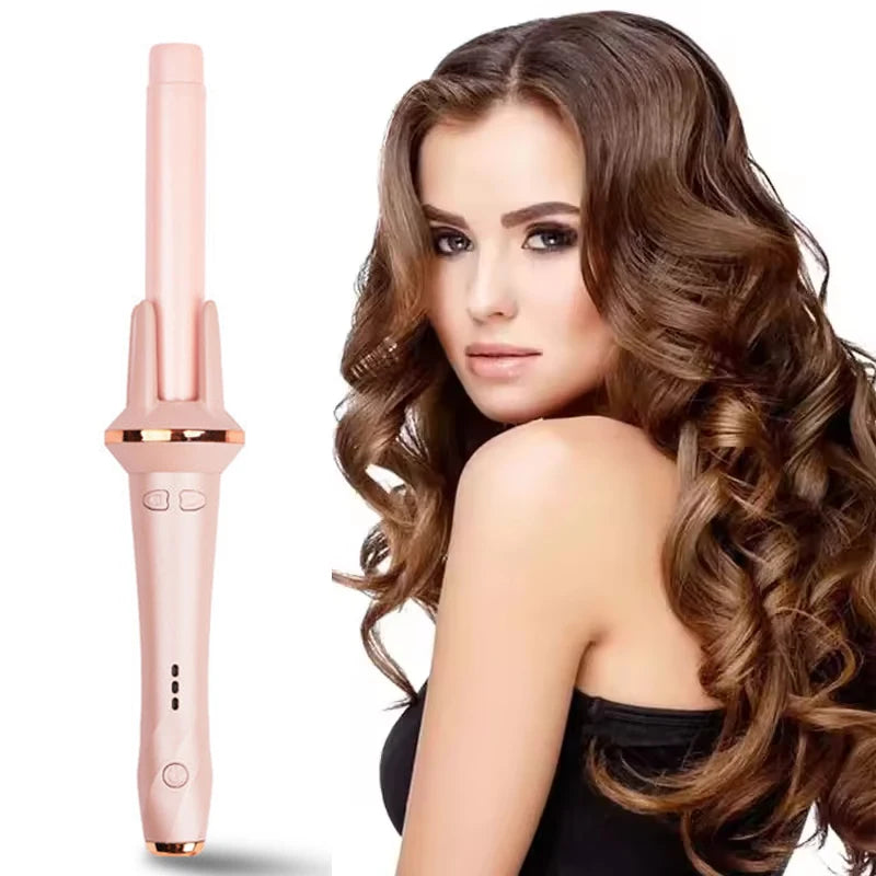 Popular And Portable Automatic Magic Electric Rotating LED Ceramic Universal  Professional Hair Curler Hair Styling Tools